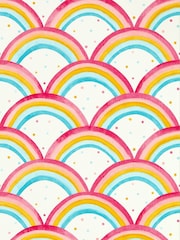 Harlequin Red Rainbow Brights Children's Wallpaper - Image 1 of 1