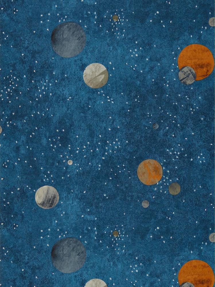 Harlequin Black Out Of This World Children's Wallpaper - Image 1 of 1
