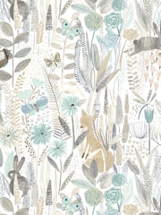 Harlequin Green Hide & Seek Children's Wallpaper - Image 1 of 1