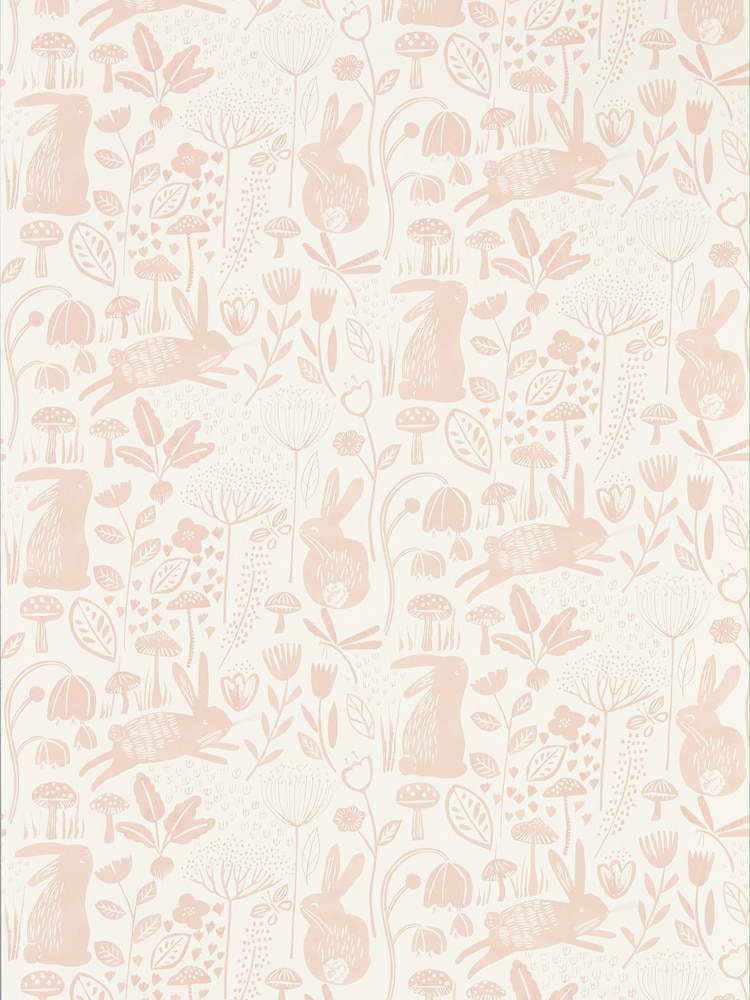 Harlequin Pink Into The Meadow Children's Wallpaper - Image 1 of 1