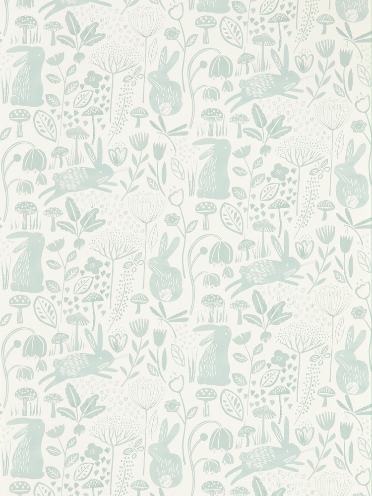 Harlequin Green Into The Meadow Children's Wallpaper - Image 1 of 1