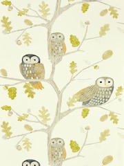 Harlequin Natural Little Owls Children's Wallpaper - Image 1 of 1