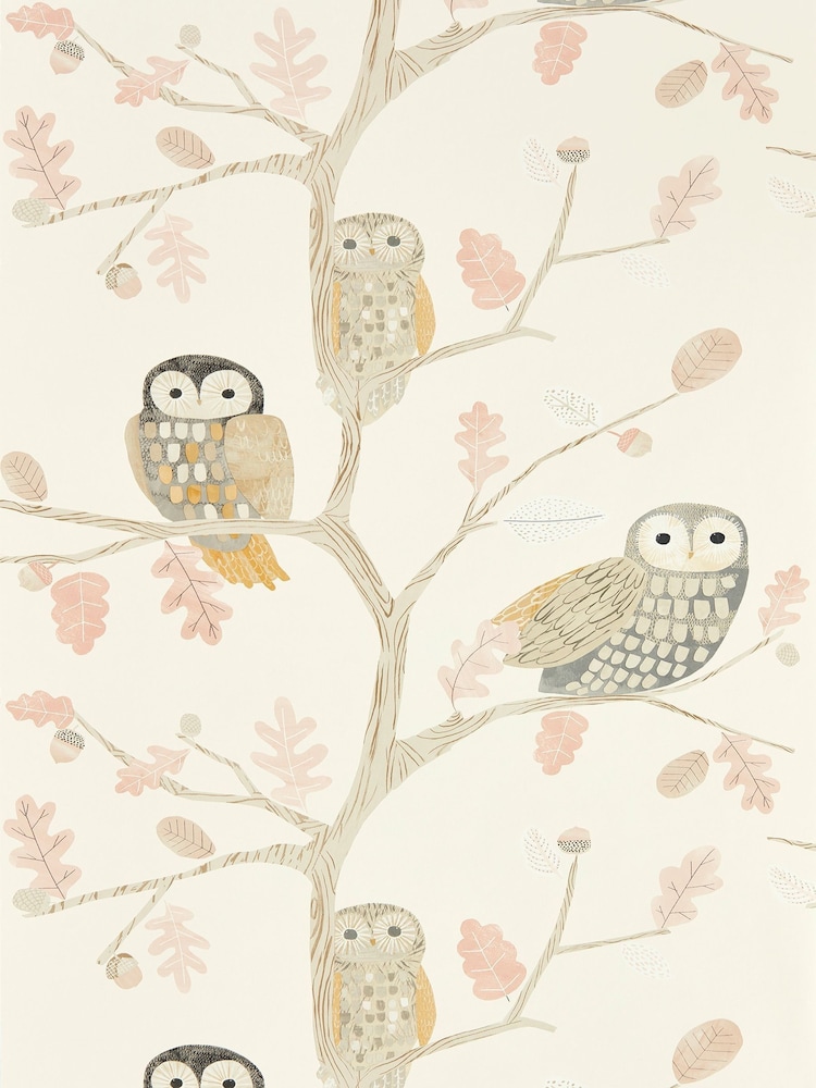 Harlequin Green Little Owls Children's Wallpaper - Image 1 of 1 Harlequin Green Little Owls Children's Wallpaper - Image 1 of 1