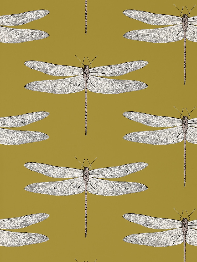 Harlequin Yellow Demoiselle Wallpaper - Image 1 of 1