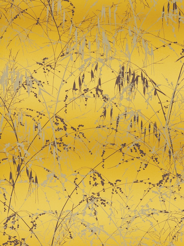 Harlequin Yellow Meadow Grass Wallpaper Sample Wallpaper - Image 1 of 1