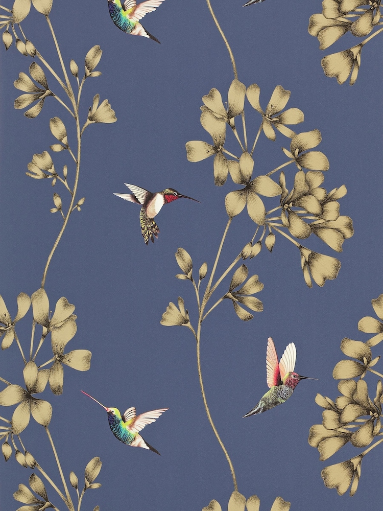 Harlequin Blue Amazilia Wallpaper - Image 1 of 1