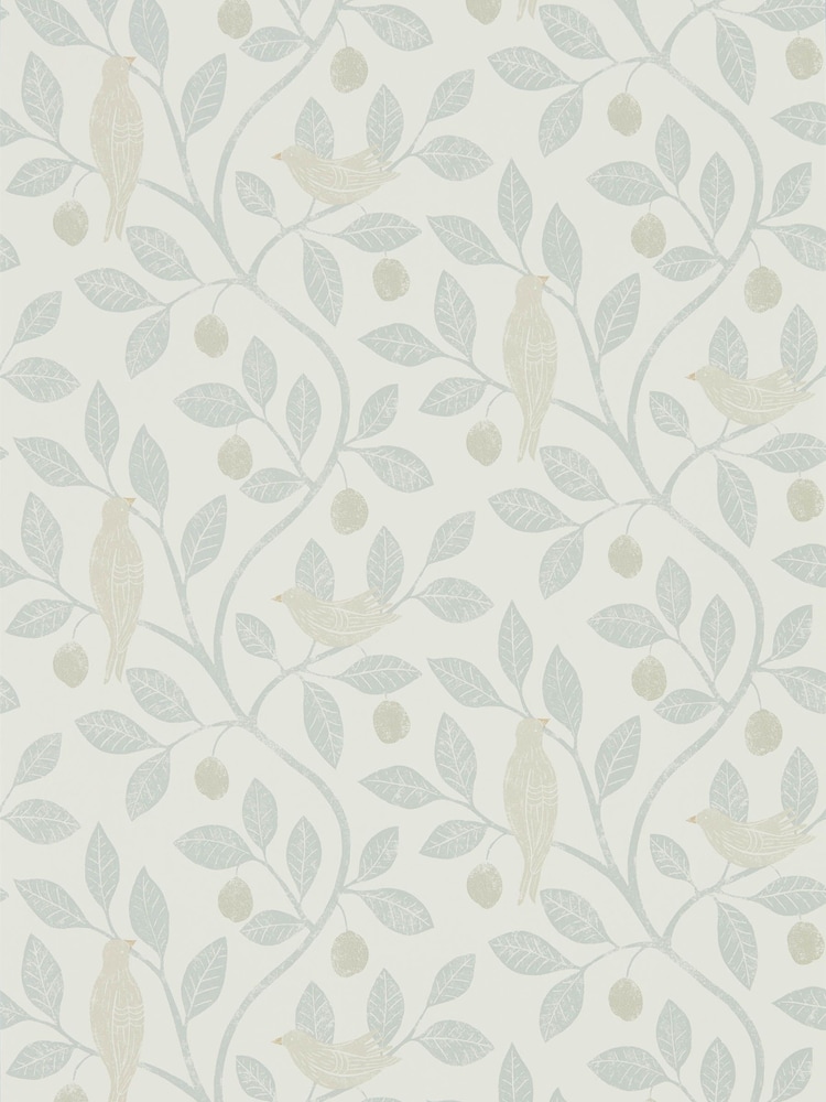 Sanderson Home Grey Damson Tree Wallpaper - Image 1 of 1