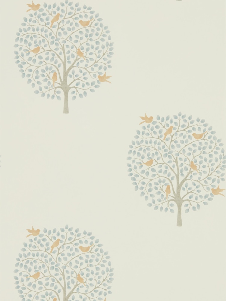 Sanderson Home Copper Bay Tree Wallpaper Sample Wallpaper - Image 1 of 1