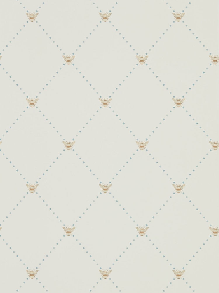 Sanderson Home Copper Nectar Wallpaper Sample Wallpaper - Image 1 of 1