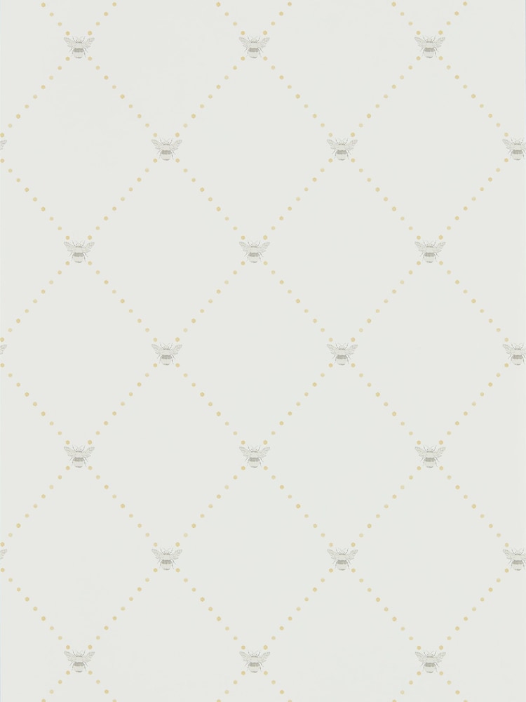 Sanderson Home Yellow Nectar Wallpaper Sample Wallpaper - Image 1 of 1