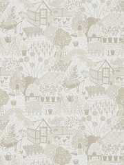 Sanderson Home Natural The Allotment Wallpaper Sample Wallpaper - Image 1 of 1
