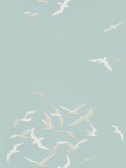 Sanderson Home Blue Larina Wallpaper Sample Wallpaper - Image 1 of 1