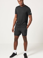 Black Active Gym & Training T-Shirt - Image 2 of 5