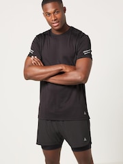 Black Active Gym & Training T-Shirt - Image 3 of 5