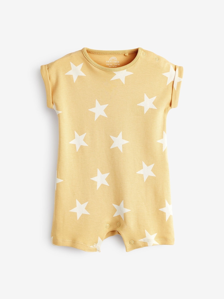 Minerals Star Baby Jersey Romper 4 Pack (0mths-3yrs) - Image 8 of 9