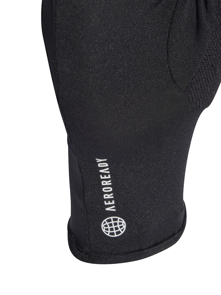 adidas Black Aero Ready Gloves - Image 2 of 4