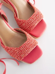 Pink - Forever Comfort® Schuhe mit Keilabsatz, Wickeldesign und Häkelspitze - Bild 4 von 9