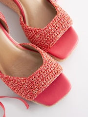 Pink - Forever Comfort® Schuhe mit Keilabsatz, Wickeldesign und Häkelspitze - Bild 8 von 9