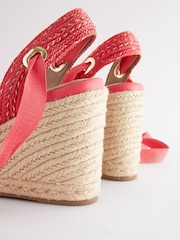 Pink - Forever Comfort® Schuhe mit Keilabsatz, Wickeldesign und Häkelspitze - Bild 9 von 9