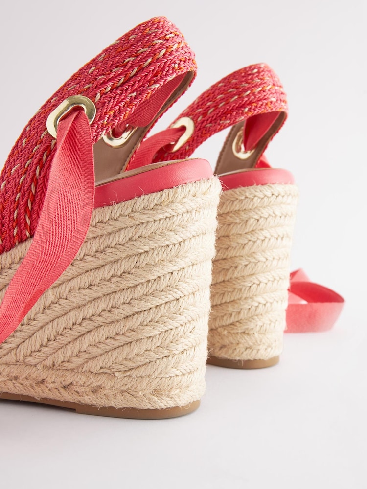 Pink - Forever Comfort® Schuhe mit Keilabsatz, Wickeldesign und Häkelspitze - Bild 9 von 9