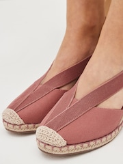 Pink Regular/Wide Fit Forever Comfort® Elastic Closed Toe Wedges - Image 2 of 8