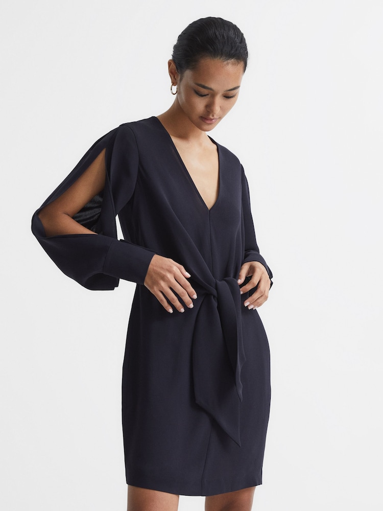 Reiss Diana Vestido Delantero Corbata - Imagen 1 de 5 Reiss Diana Vestido Delantero Corbata - Imagen 1 de 5