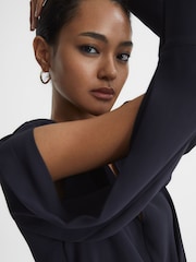 Платье с завязкой Reiss Diana - Изображение 4 из 5