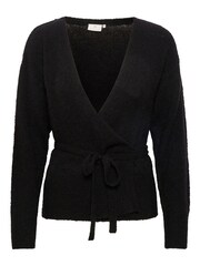 Kaffe Wendy Black Wrap Cardigan - Image 5 of 6