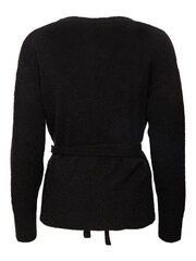 Kaffe Wendy Black Wrap Cardigan - Image 6 of 6