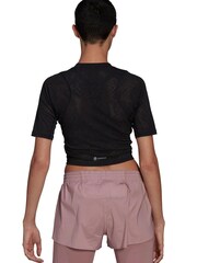 adidas Black Run Fast Lace T-Shirt - Image 2 of 7
