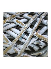 Ivyline White Rattan Diam 40cm Wreath - Image 3 of 6