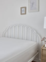 White Stella Metal Bed Frame - Image 4 of 6