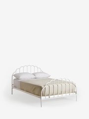 White Stella Metal Bed Frame - Image 5 of 6