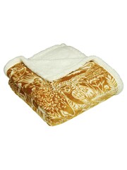 furn. Yellow Winter Woods Christmas Throw - Image 3 of 5