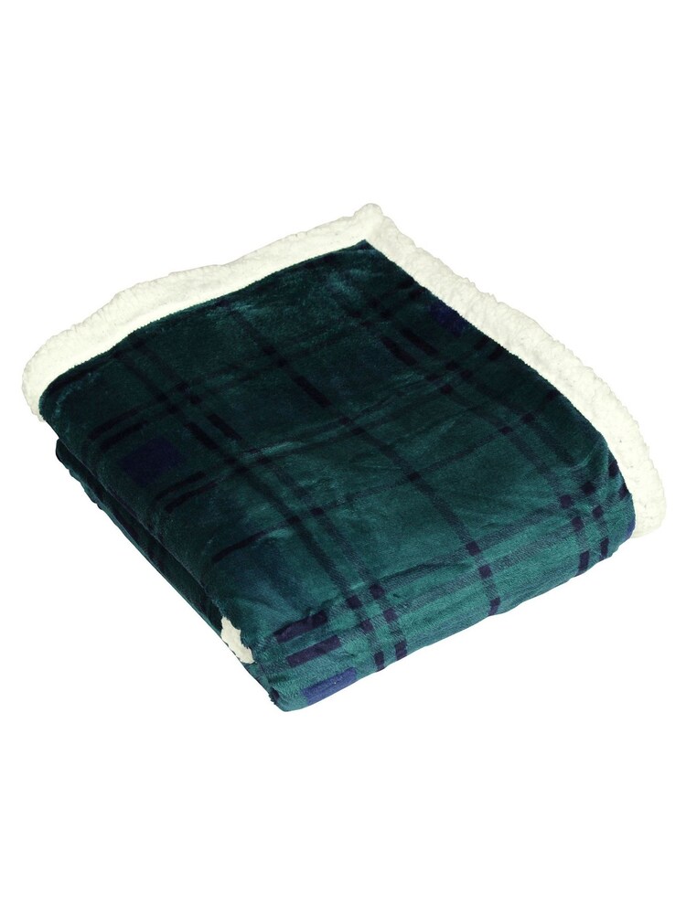 furn. Green Blake Throw - Image 1 of 4 furn. Green Blake Throw - Image 1 of 4