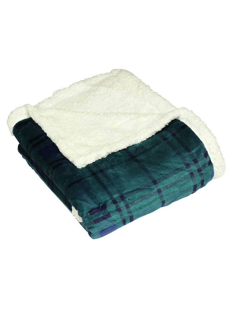 furn. Green Blake Throw - Image 2 of 4