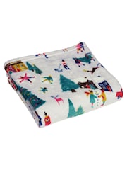 furn. White Christmas Together Throw - Image 4 of 4