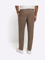 Коричневый - Эластичные брюки River Island 100% хлопок - Image 2 of 5