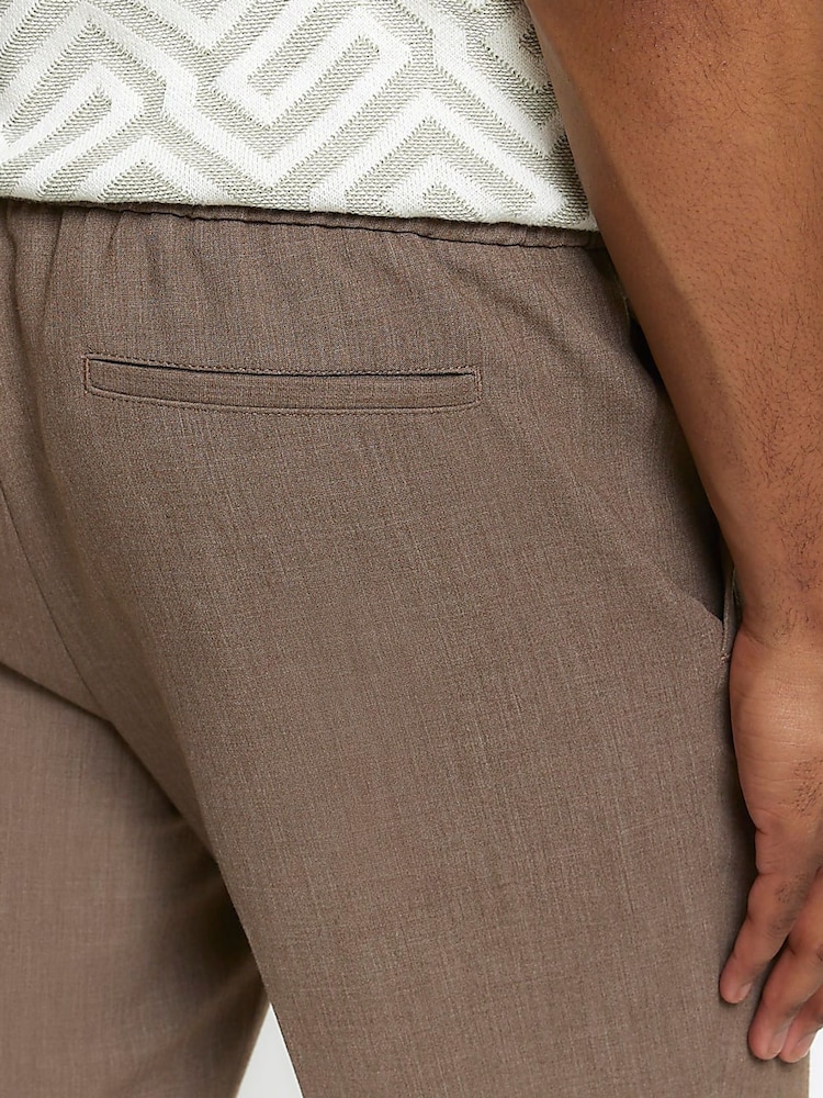 Brun - River Island Pantalons en coton 100% élastiques - Image 3 of 5