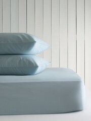 Blue Sky Cotton Rich Deep Fitted Sheet - Image 1 of 2