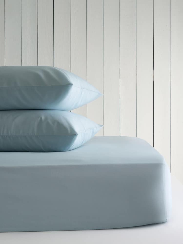 Blue Sky Cotton Rich Deep Fitted Sheet - Image 1 of 2