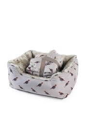 Rosewood Grey Small Pheasant Print Bundle Dog Bedding Set - Image 2 of 4