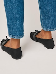 Black Material Mix Regular/Wide Fit Forever Comfort® Cleated Tassel Loafers - Image 2 of 7