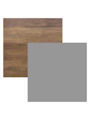 AVF Grey Whitesands Rustic Wood Effect Side Table - Image 4 of 5