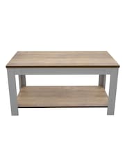 AVF Grey Whitesands Rustic Wood Effect Coffee Table - Image 2 of 5