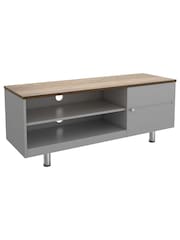 AVF Grey Whitesands 1200 Rustic Wood Effect TV Stand - Image 2 of 7