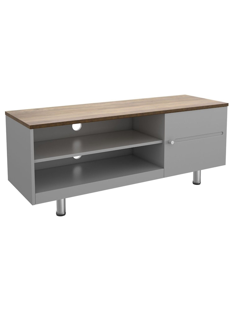 AVF Grey Whitesands 1200 Rustic Wood Effect TV Stand - Image 2 of 7