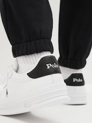 Polo Ralph Lauren White Leather Heritage Court II Trainers - Image 2 of 6