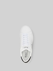Polo Ralph Lauren White Leather Heritage Court II Trainers - Image 6 of 6
