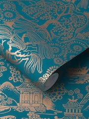 Graham & Brown Green Basuto 10M Wallpaper - Image 2 of 3